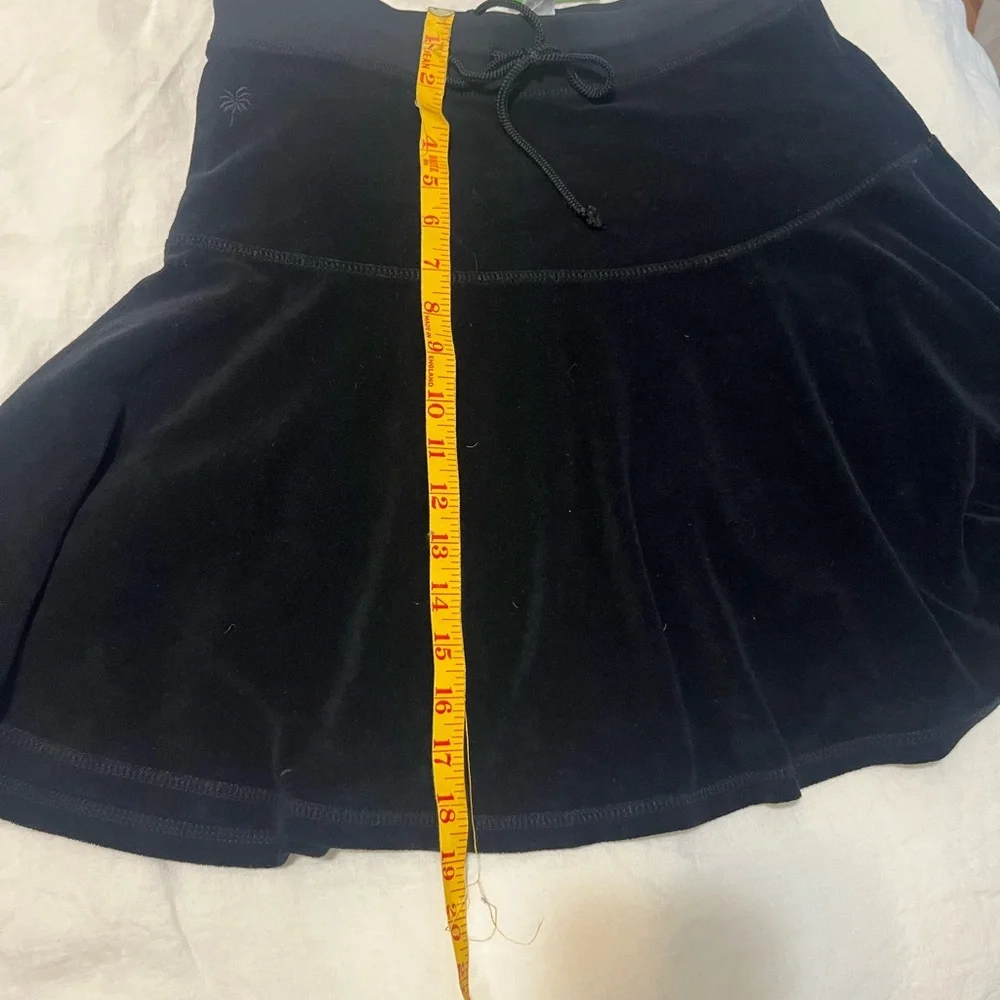 Lilly Terry cloth stretch skirt with front tie. NWT - Picture 5 of 5